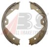PORSC 95835292500 Brake Shoe Set, parking brake